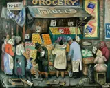 Harry Zitter, Groceries, oil on canvas