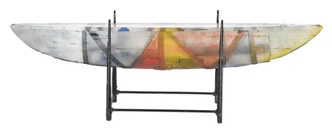 Bertil Vallien, Untitled, 1987, sand cast glass