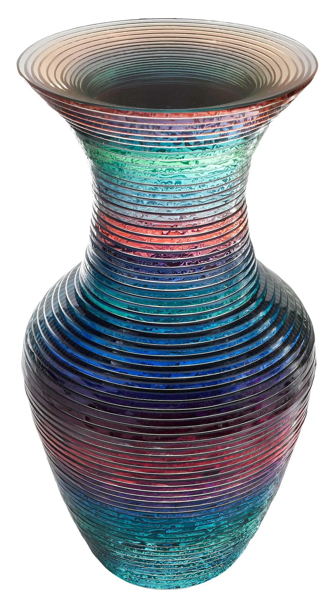 Glass Sculpture by Sidney Hutter, 2000, stained and laminated crystal glass, sold Apr 2024