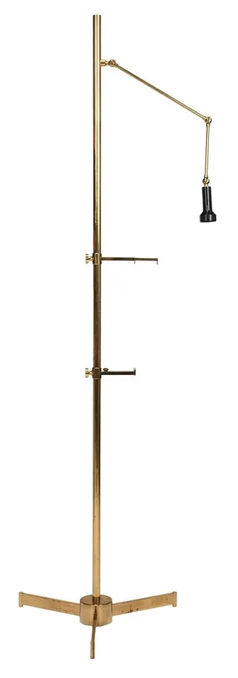 Arredoluce, Adjustable Brass Easel Lamp