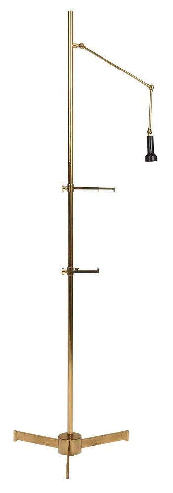 Adjustable Brass Easel Lamp by Arredoluce, sold Nov 2021
