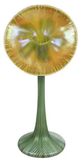 Quezal, Jack in the Pulpit Art Glass Vase
