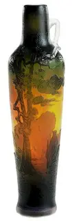 Muller Frères, Cameo Glass Vase