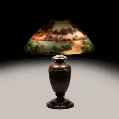 Handel, Reverse Painted Shade Table Lamp