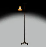 Floor Lamp with Steuben Aurene Shade by Handel, offered May 2026