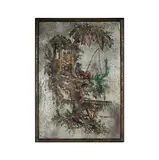 Wall Plaque by Philip and Kelvin Laverne, Wall Plaque etched bronze, sold Dec 2025