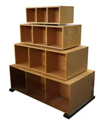 Mario Bellini, Ondaquadra Revolving Double Bookcase, c. 1987
