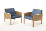 Kai Kristiansen, Lounge Chairs (2), ca. 1965, Oak