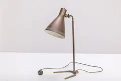 Paavo Tynell, Table Lamp, 1950s, Brass