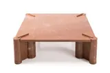 Gae Aulenti, First Edition 'Jumbo' Coffee Table, 1964, Rojo alicante marble