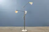 Angelo Lelii, Rare Floor Lamp, 1949, Painted aluminum