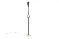 Angelo Lelii, 'Occhio' Floor Lamp, 1952, brass
