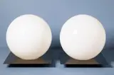 Sergio Mazza, + Giuliana Gramigna, 'Micol' Lamps (2), 1971, Opaline glass