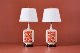 Guido Gambone, Table Lamps (2), ca. 1955, Glazed stoneware