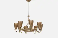 Paavo Tynell, 'Ballerina' Chandelier, 1960s, Brass