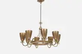 Paavo Tynell, 'Ballerina' Chandelier, 1960s, Brass