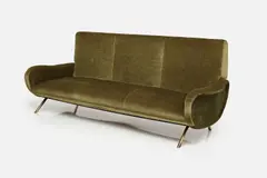 Marco Zanuso, 'Lady' Sofa, 1950s, brass