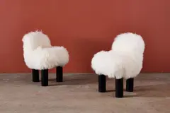 Cini Boeri, 'Botolo High' Chairs (2), 1972, / 2020 Upholstery