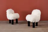 Cini Boeri, 'Botolo High' Chairs (2), 1972, / 2020 Upholstery