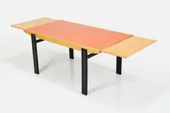 Pierre Guariche, Extending Table, 1953, designed 1953 Leather