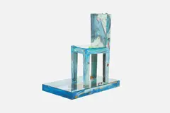 Therman Statom, Chair Sculpture, ca. 2000, Painted glass