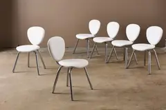 Marc Newson, 'Sine' Dining Chairs (8), 1989, Leather