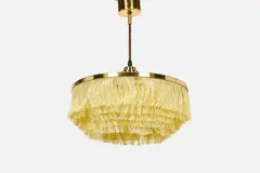 Hans Agne Jakobsson, Pendant Lamp, 1960s, Brass