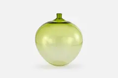 Ingeborg Lundin, Green 'Apple' Vase, 1957, Colored glass