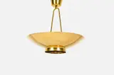 Paavo Tynell, Ceiling Lamp, ca. 1951, Polished and enameled brass