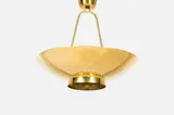 Paavo Tynell, Ceiling Lamp, ca. 1951, Polished and enameled brass