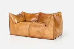 'Le Bambole' Settee by Mario Bellini, 1970s, Leather, sold Jun 2025