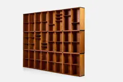 Modular Wall Unit (12) by Kai Kristiansen, 1960s, Rosewood, sold Apr 2025