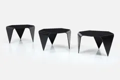 Ilmari Tapiovaara, 'Trienna' Tables (3), 1954, designed 1954 Stained oak