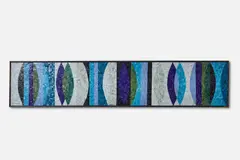 'Elipses' Mosaic by Evelyn Ackerman, ca. 1958, Glass tiles on Masonite, sold Oct 2024