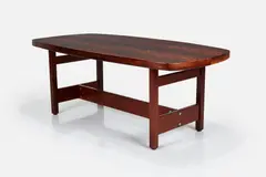 Sergio Rodrigues, 'Ilidio' Dining Table, ca. 1965, chrome-plated steel