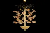Paavo Tynell, 'Snowflake' Chandelier, ca. 1950, Brass