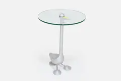 Alessandro Mendini, 'Sirfo' Side Table, ca. 1986, Painted cast aluminum