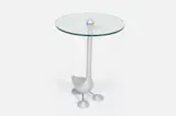 Alessandro Mendini, 'Sirfo' Side Table, ca. 1986, Painted cast aluminum