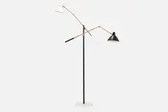 Articulating Floor Lamp by Stilnovo, 1950s, Lacquered metal, sold Sep 2024
