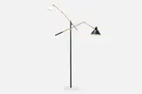 Stilnovo, Articulating Floor Lamp, 1950s, Lacquered metal
