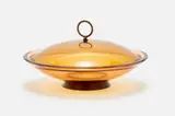 Max Ingrand, Lidded Dish, 2004, Colored glass