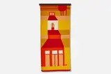 Evelyn Ackerman, 'Barn' Tapestry, ca. 1969, Hand-woven wool