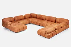 Mario Bellini, 'Camaleonda' Sectional Sofa (9), ca. 1970, Leather