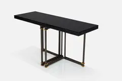 Maison Jansen, Convertible Console Table, 1960s, Lacquered wood