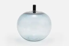'Expo Apple' Vase by Ingeborg Lundin, 1959, Blue blown glass, sold Mar 2024