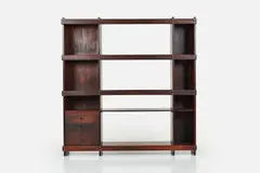 Sergio Rodrigues, 'Adolpho' Bookcase, ca. 1968, stainless steel