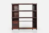 Sergio Rodrigues, 'Adolpho' Bookcase, ca. 1968, stainless steel