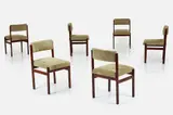 Sergio Rodrigues, 'Tiao' Dining Chairs (6), ca. 1959, fabric