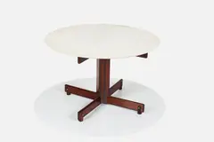 'Alex' Table by Sergio Rodrigues, ca. 1960, marble, sold Dec 2023