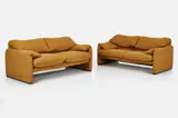 Vico Magistretti, 'Maralunga' Settee (2)